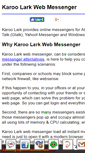 Mobile Screenshot of karoolark.com